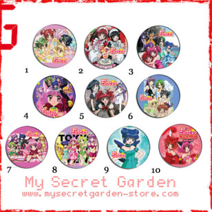 Tokyo Mew Mew ( Mew Mew Power ) 東京ミュウミュウ Anime Pinback Button Badge Set 2a or 2b( or Hair Ties / 4.4 cm Badge / Magnet / Keychain Set )